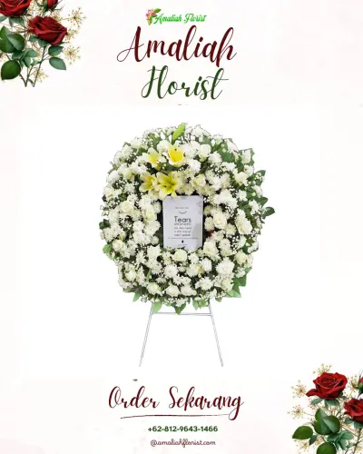 Krans Bunga Duka Cita di Sukalaksana